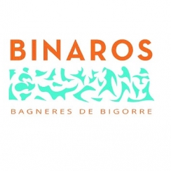 logo de l'association Binaros, organisatrice du Salon du Livre Pyrénéen, à Bagnères-de-Bigorre