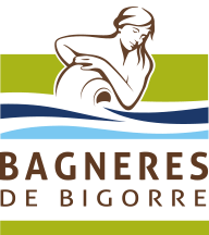 logo de la mairie de Bagnères-de-Bigorre, qui aide financièrement l'association